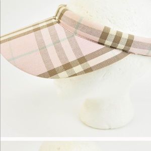 Burberry Pink Nova Check Visor